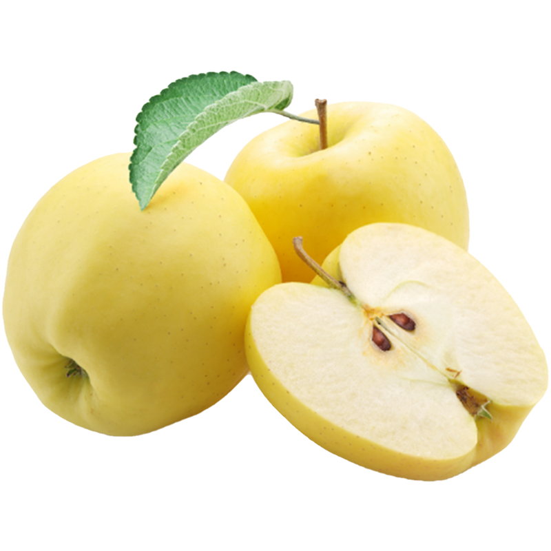 Yellow Apple - Single varieties which need another Apple to pollinate them!